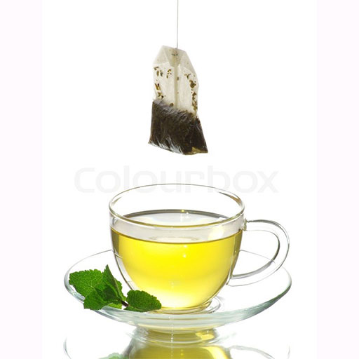 green tea bag